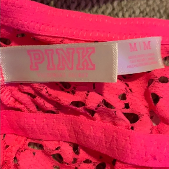 NWOT Bright Pink by VS Lace Bralette - Picture 5 of 5